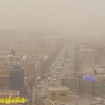 گرد وغبار شدید شهرستان گیلانغرب را دربرگرفت