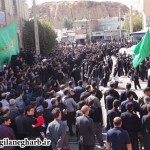مراسم عزادرای روز تاسوعا درشهرستان گیلانغرب + تصاویر