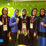 عکس يادگاری بانوان مدال آور در بازی های همبستگی