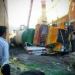 کامیون بیدقت، پیکان بدشانس(عکس)