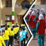 مراسم افتتاحیه المپیاد ورزشی درون مدرسه ای در گیلانغرب+ تصاویر