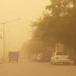 گردوخاک شدید شهرستان گیلانغرب را فراگرفت