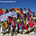 صعود تیم کوهنوردی گیلانغرب به قله زردکوه چهارمحال بختیاری