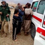 امدادرسانی جمعیت هلال احمر گیلانغرب به عشایر سیل زده درتنگ گلم + تصاویر